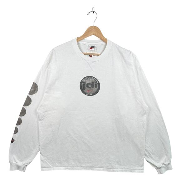 Vintage Nike Just Do It JDI Long Sleeve T-Shirt XL - Picture 1 of 7